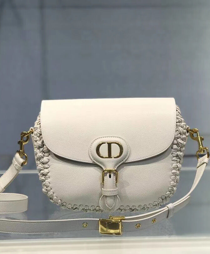 Christian Dior Medium Dior Bobby Bag Cream